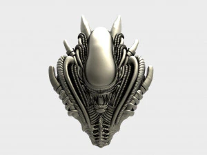 Alien Xenomorph pendant 3D Print Model