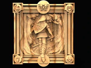 Link Zelda CNC 3D Print Model