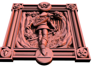 Link Zelda CNC Modelo de Impressão 3D