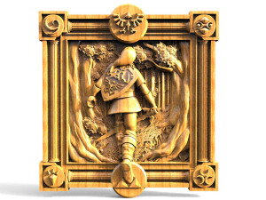 Link Zelda CNC Modelo de Impressão 3D
