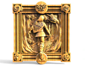 Link Zelda CNC 3D Print Model