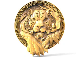 Tiger CNC 3D Print Model