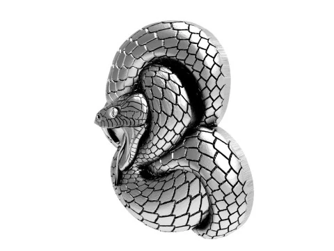 Snake pendant 3D Print Model