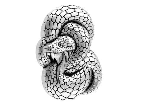 Snake pendant 3D Print Model