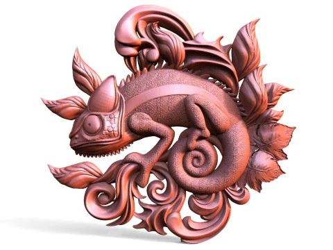 카멜레온 CNC 3D 프린트 모델