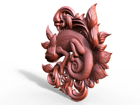 Chameleon CNC 3D Print Model