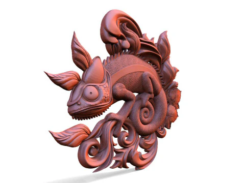 Chameleon CNC 3D Print Model