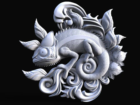 Chameleon CNC 3D Print Model