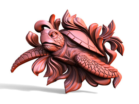 Turtle CNC Modelo de impresión 3D