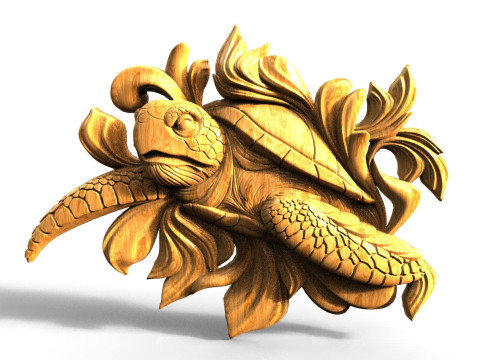 Turtle CNC 3D Print Model
