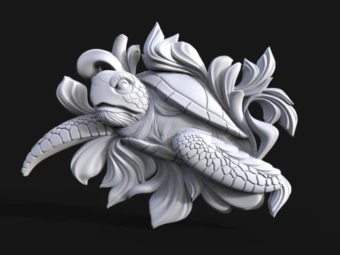 Turtle CNC 3D Print Model