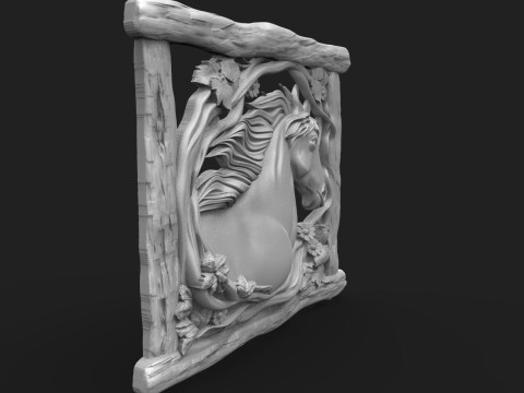 Horse CNC Modèles 3D en vedette