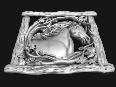 Horse CNC Modèles 3D en vedette