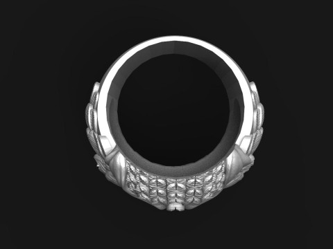 Owl ring Modello di stampa 3D