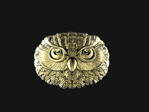 Owl ring Modello di stampa 3D
