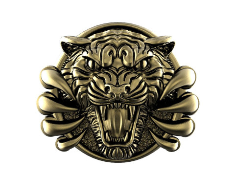 Tiger pendant Modelo de impresión 3D