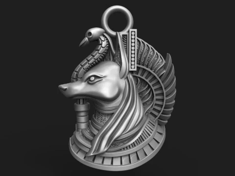 Anubis pendant 3D Print Model