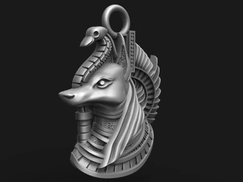 Anubis pendant 3D Print Model