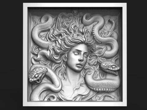 Medusa CNC Modelo de Impressão 3D