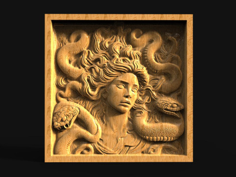 Medusa CNC 3D Print Model