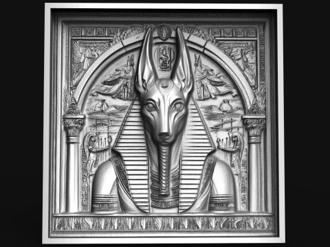 Anubis CNC 3D Print Model