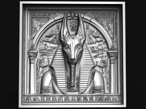Anubis CNC Model Cetak 3D