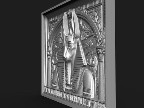 Anubis CNC 3D प्रिंट मॉडल