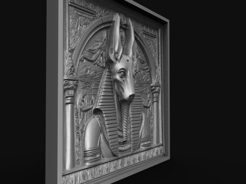Anubis CNC 3D प्रिंट मॉडल
