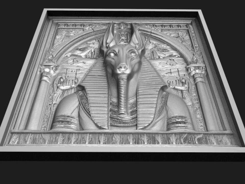 Anubis CNC 3D Print Model
