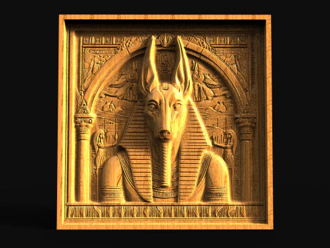 Anubis CNC 3D Print Model
