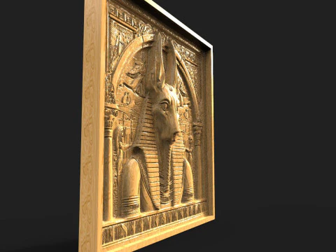 Anubis CNC 3D Print Model