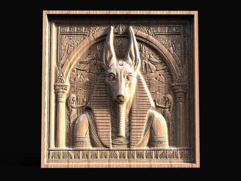 Anubis CNC 3D प्रिंट मॉडल