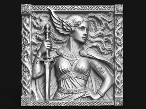 Valkyrie CNC 3D Print Model
