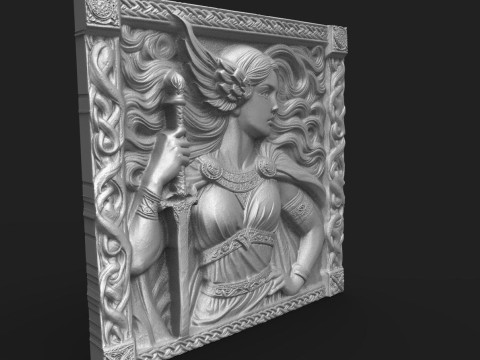 Valkyrie CNC 3D Print Model