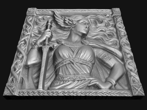 Valkyrie CNC 3D Print Model