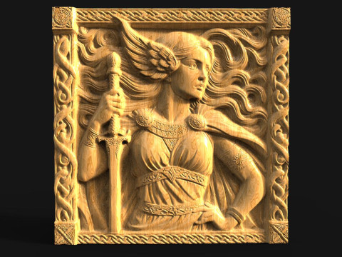 Valkyrie CNC 3D Print Model