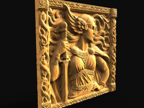 Valkyrie CNC 3D Print Model