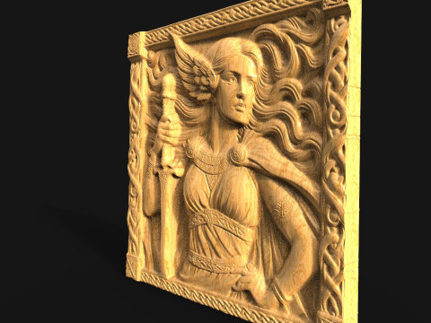 Valkyrie CNC 3D Print Model