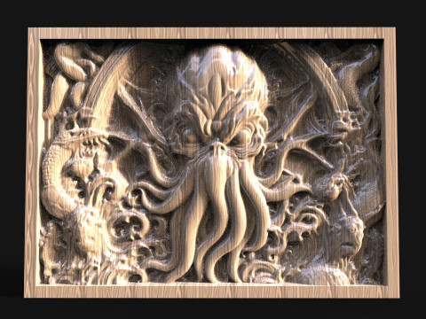 Cthulhu CNC 3D Print Model