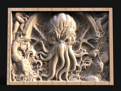 Cthulhu CNC 3D Print Model
