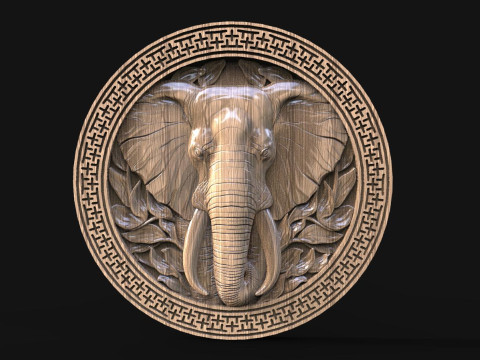Elephant CNC Modelo de Impressão 3D
