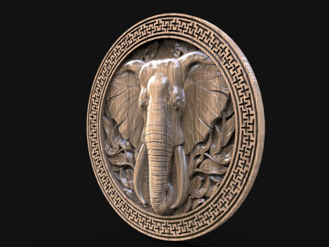 Elephant CNC 3D Print Model