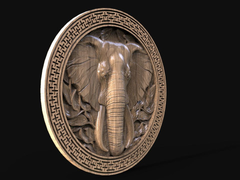 Elephant CNC 3D Print Model