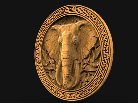 Elephant CNC 3D Print Model