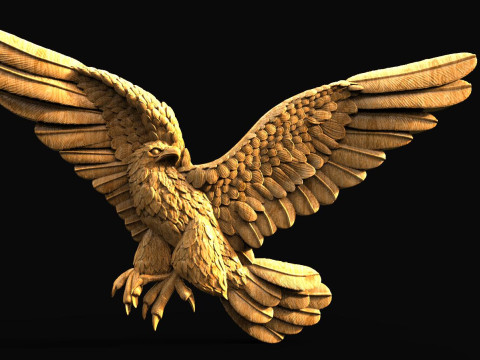 Eagle CNC 3D प्रिंट मॉडल