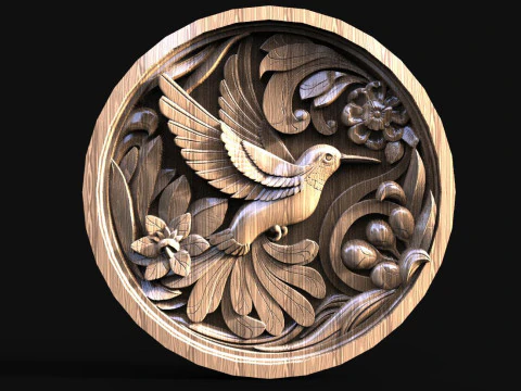 Колибри с ЧПУ 3D Принт Модель