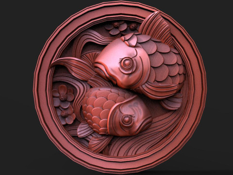 Fish CNC 3D Print Model