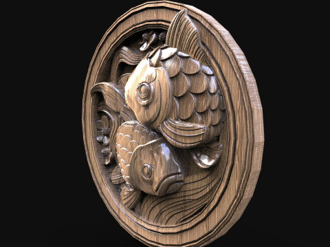 Fish CNC 3D Print Model