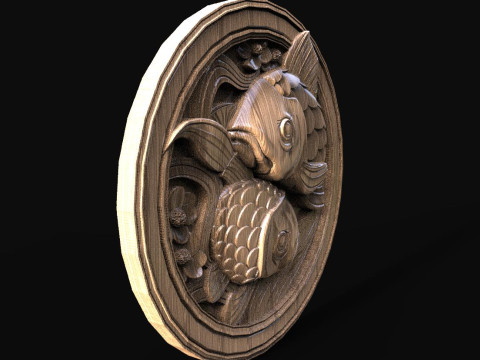 Fish CNC 3D Print Model