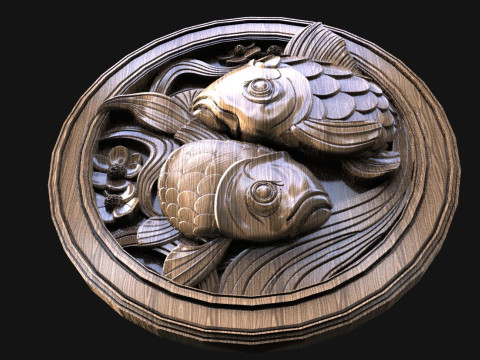 Fish CNC 3D Print Model